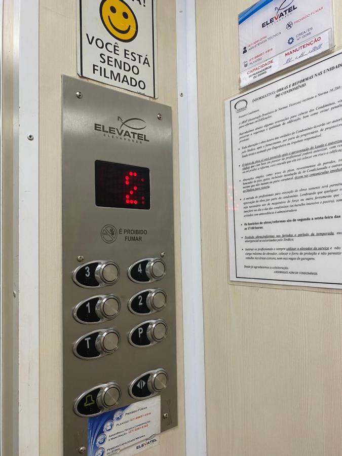 Suite Mar 210 - Economica E Compacta - Praia Do Morro - Predio Frente Mar Com Elevador, Atravessou A Avenida, Ja Esta Na Praia - Garagem - Internet غواراباري المظهر الخارجي الصورة